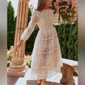 Icy City Sicily dress, champagne lining